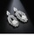 Glamorousky white Elegant and Bright Geometric Flower Imitation Pearl Long Earrings with Cubic Zirconia F8201ACBA3B547GS_4