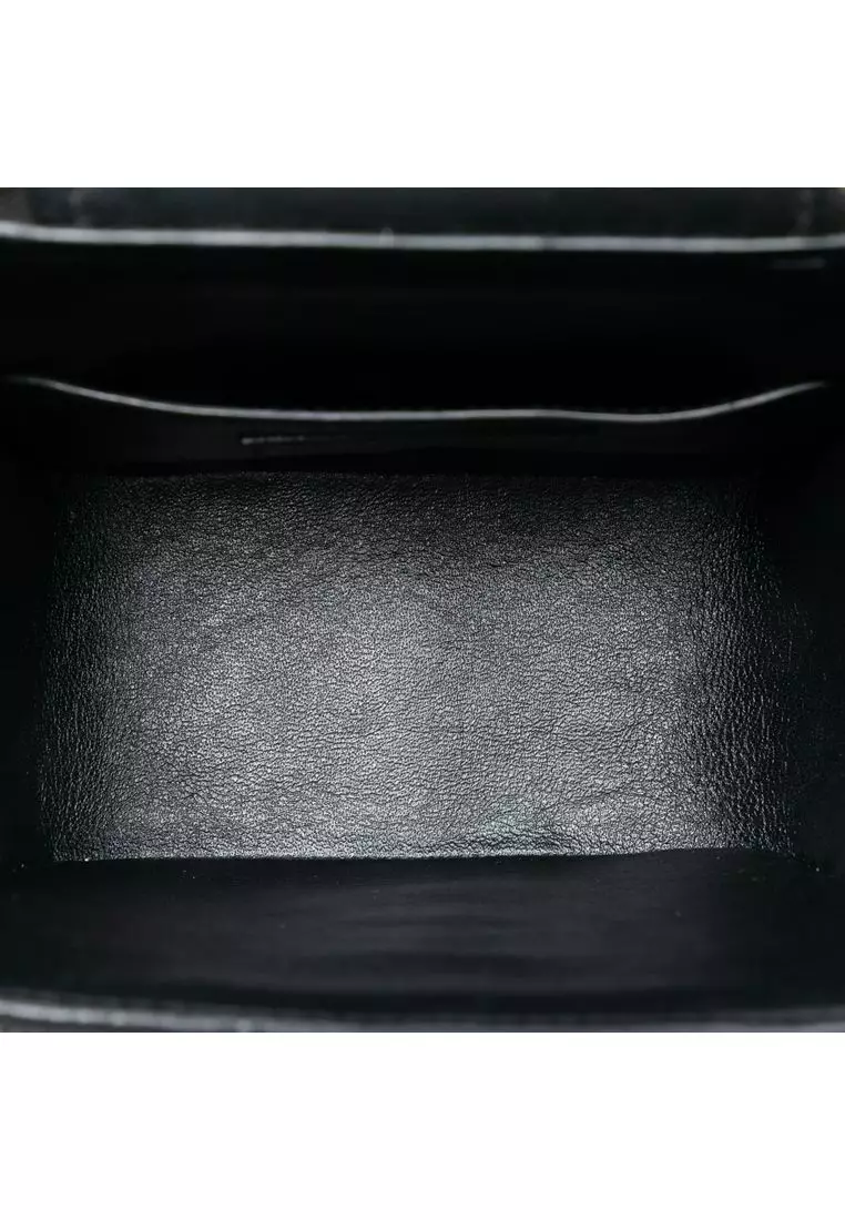 Pre-Loved Saint Laurent Patent Vicky Vanity Bag