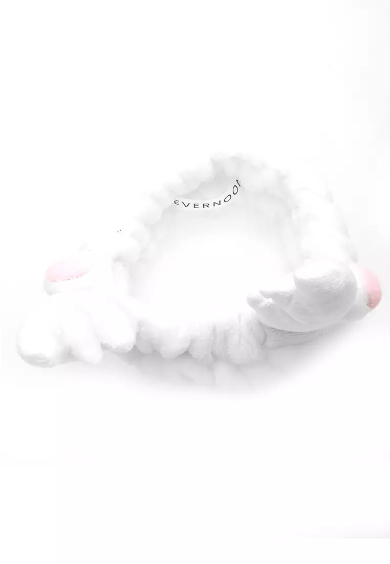 Diana Bandana Tanduk Rusa Tekstur Lembut And High Quality - Putih