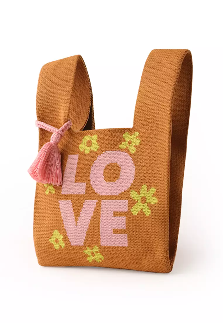 Gingersnaps Girls Knitted Bag With Intarsia