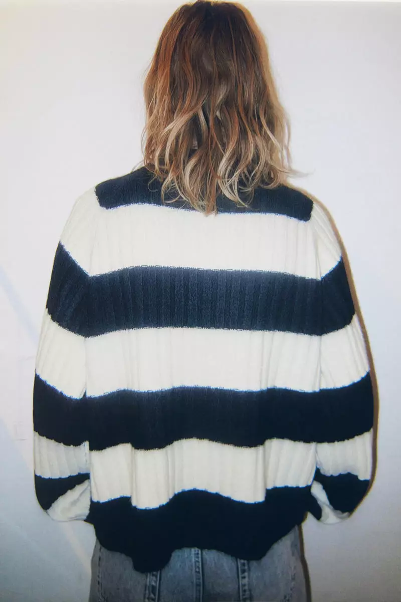 Rib-knit jumper