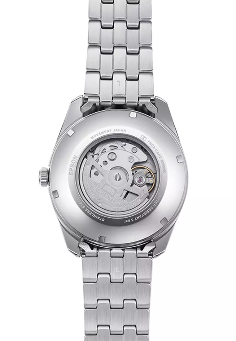 Orient Contemporary RA- BA0002E Automatic Multi-year Calendar 43.5mm Green Dial Metal Silver