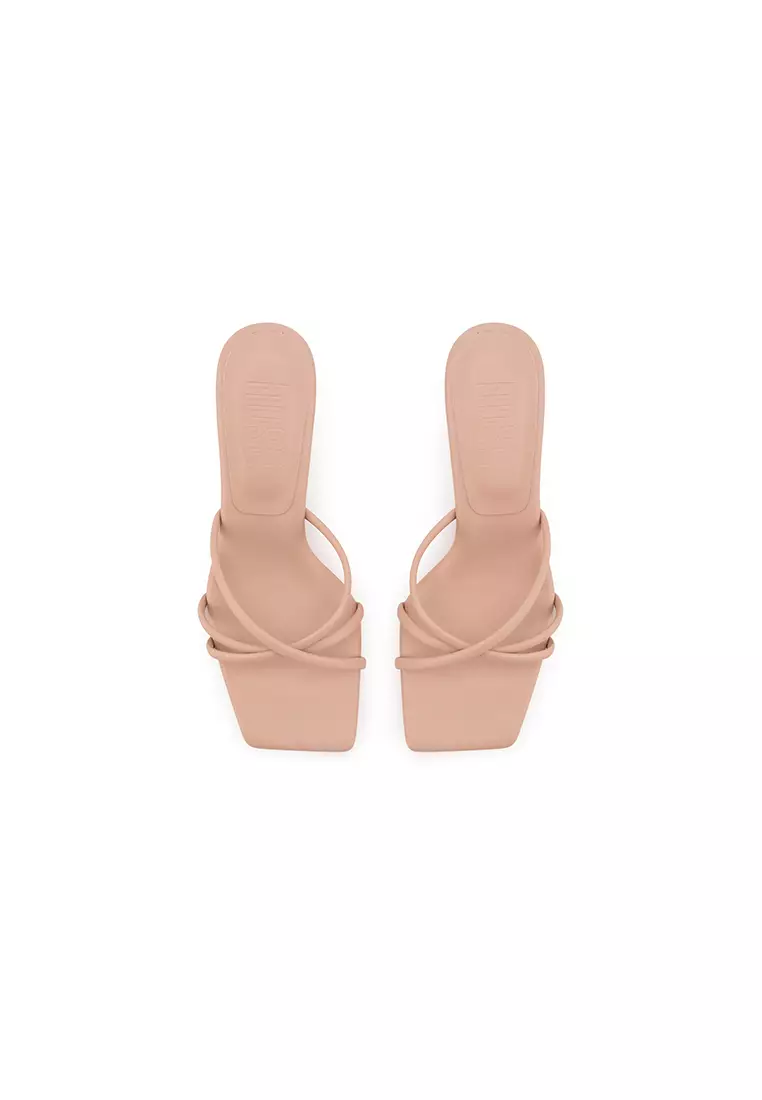 CLOUDFOAM STRAPPY BLOCK HEEL SLIDE