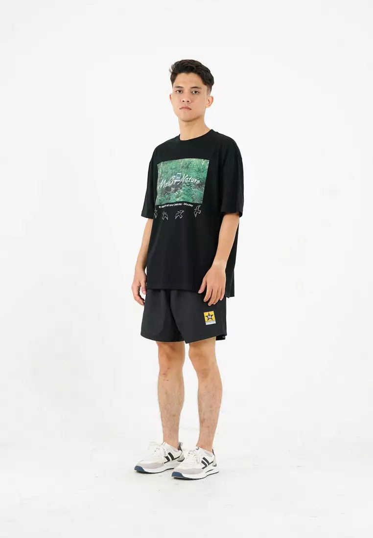 Moutley Oversized T-Shirt Nature C210824