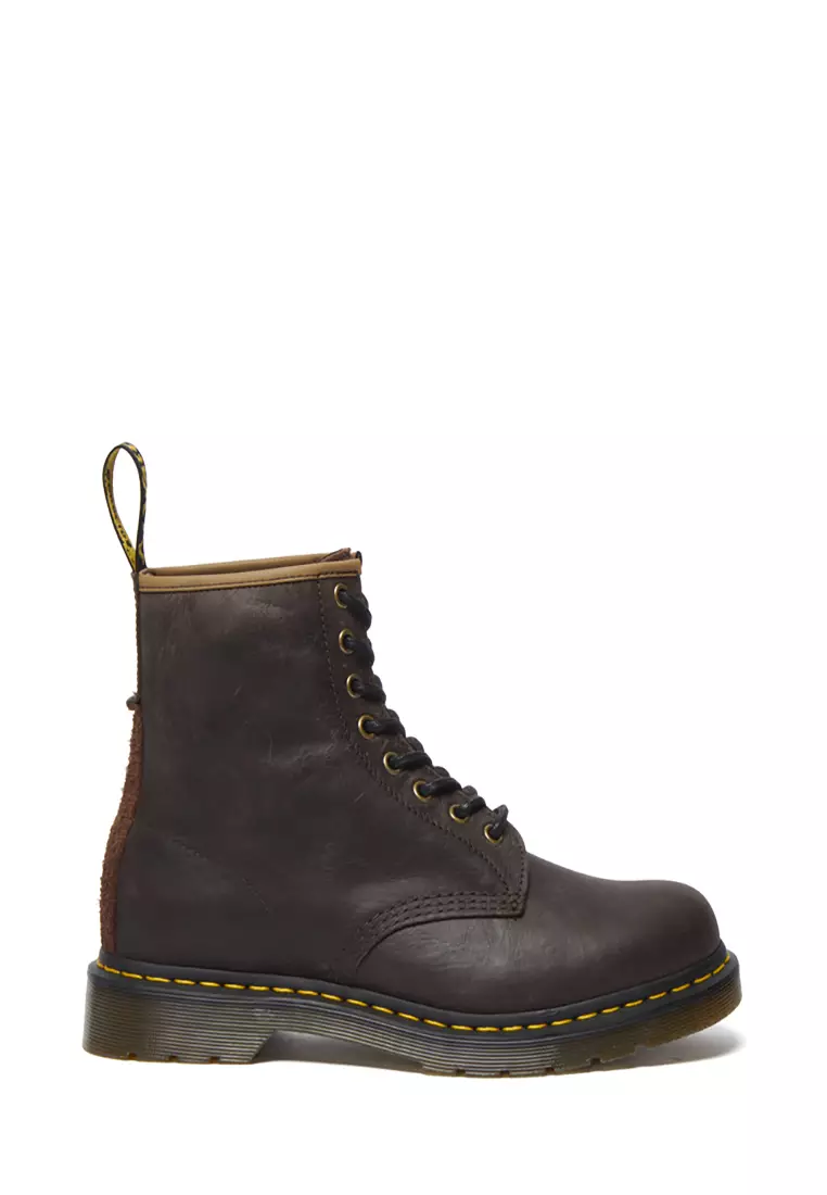 Discount on Dr. Martens  shoes - SKU: 1460 Antique Pull Up Lace Up Boots Brown - Men
