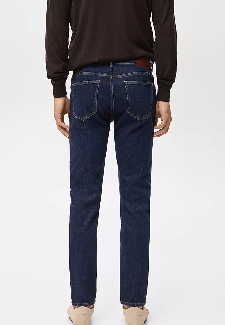 Jan Slim-Fit Dark-Wash Jeans