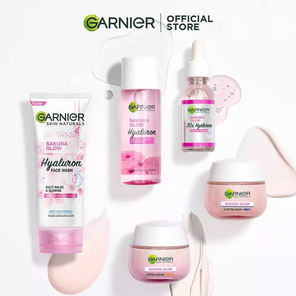 Garnier Sakura Glow Cleanser Facial Foam - 50ml