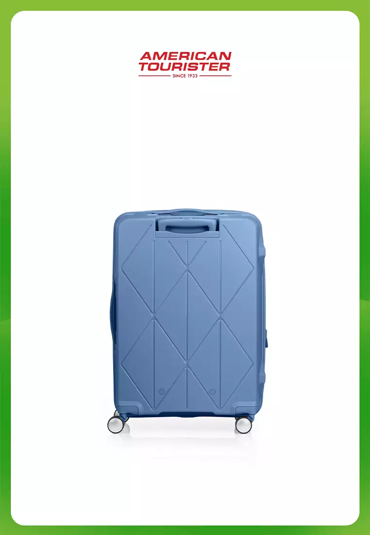 American Tourister Koper Hardcase Argyle Cabin 20 Inch TSA V2 - Blue Slate