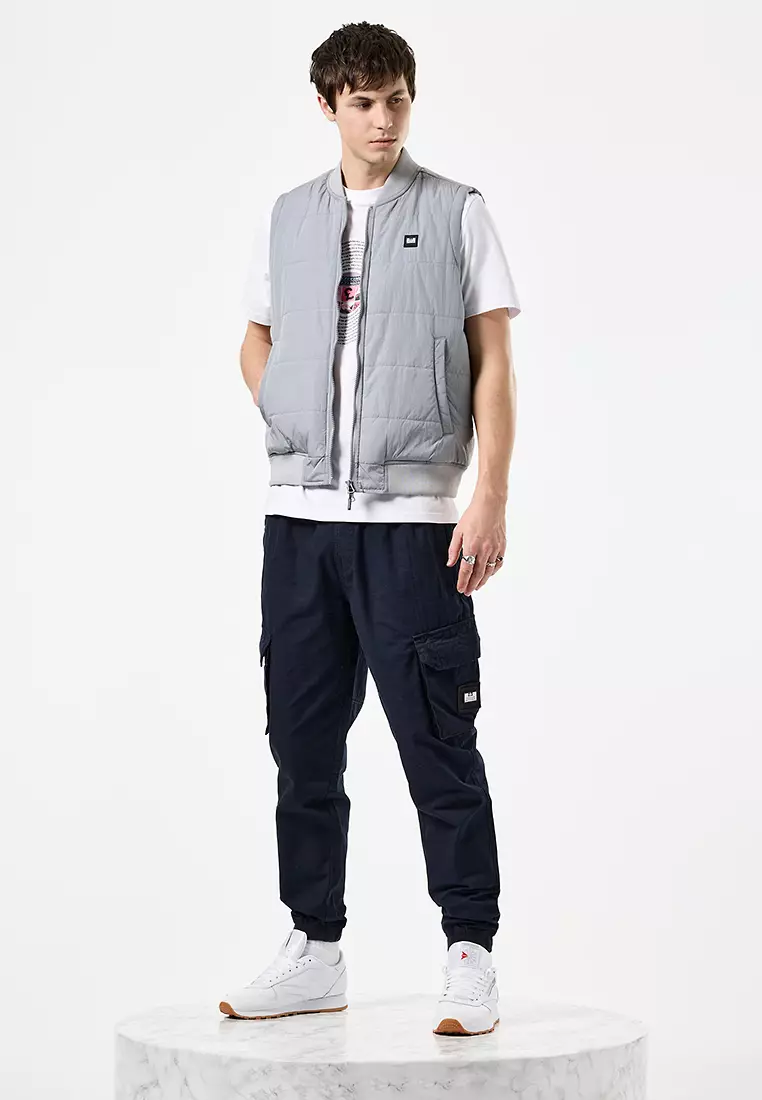 MENS SMOKEY SAHARUN LIGHTWEIGHT QUILTED GILET