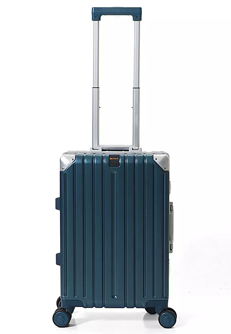 Barayev Koper Alumunium Frame Size 20 Inch Travel Bag Unisex Large Compartment  TSA Lock Material Polycarbonate ORIGINAL - pasifiicblue