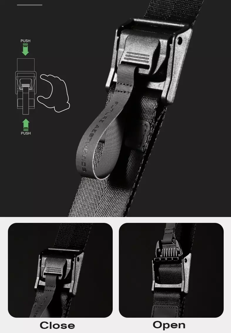 Bange BG7717 Tas Selempang Bange Sling Bag Shoulder Chest Bag Pria - Black