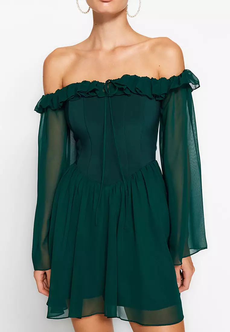 Chiffon Mini Dress