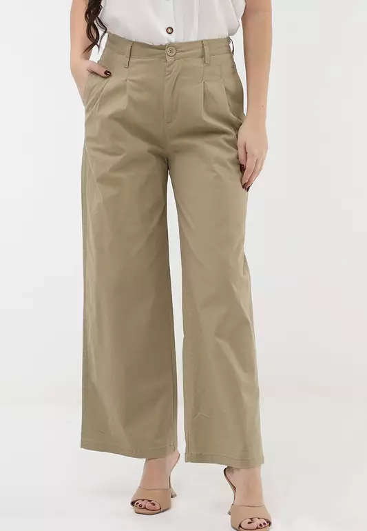 Wide Leg Trousers