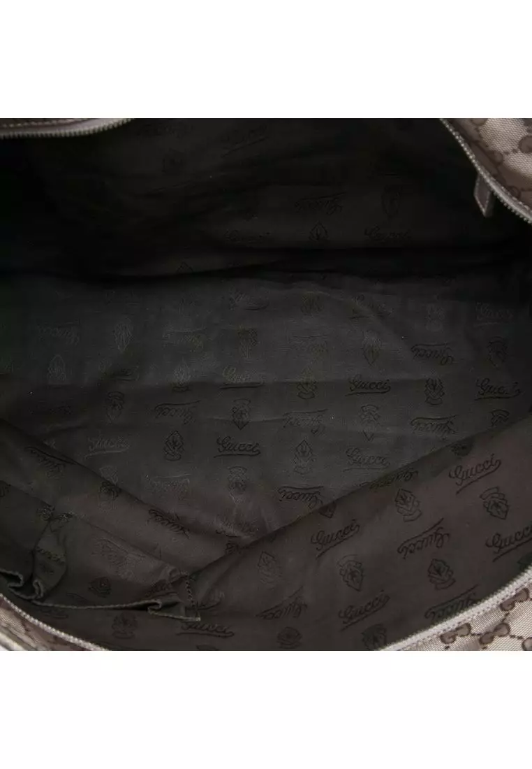 Pre-Loved Gucci Large Gg Imprime Tote