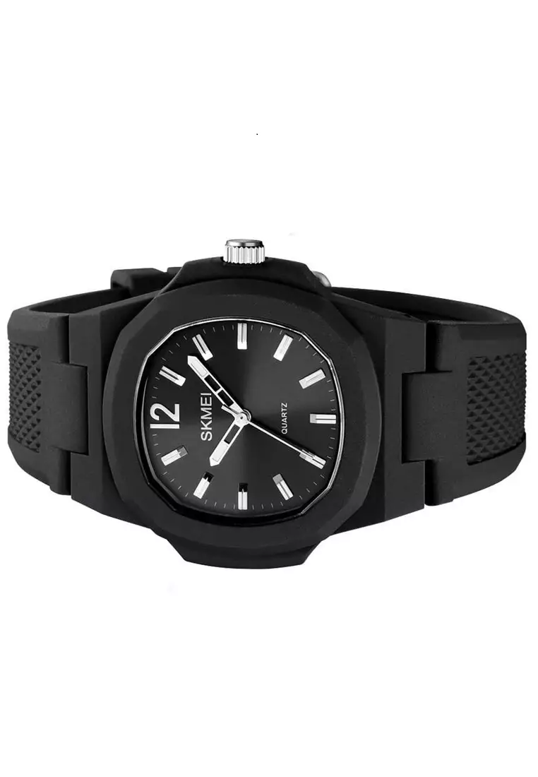 Jam Tangan Analog Pria Design Sport Stylish Water Resistant 50m Strap Tali Material Silicone RXY387 ORIGINAL