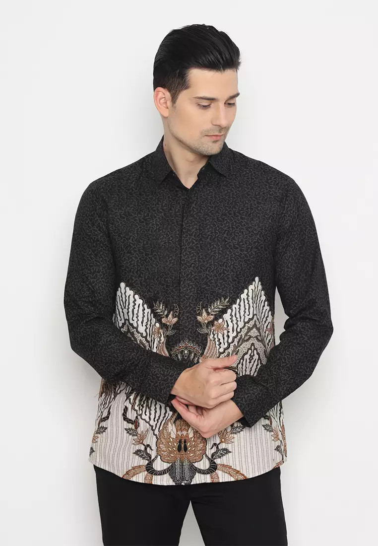 MY AKSA BATIK PRIA KEMEJA PANJANG FURING FARID FATIA