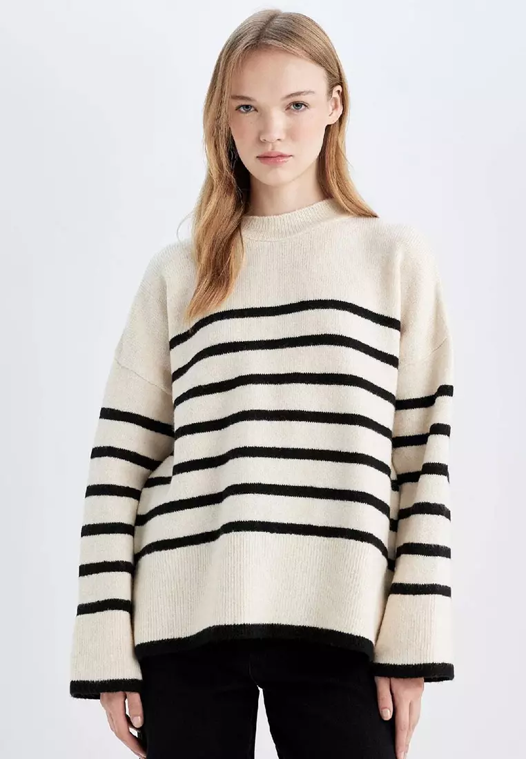 Striped Knitwear Jumper