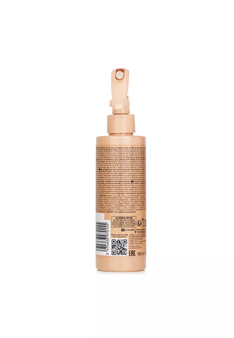 KERASTASE - Curl Manifesto Refresh Absolu Second Day Curl Refreshing Spray (For Curly, Very Curly & Coily Hair) 190ml/6.4oz