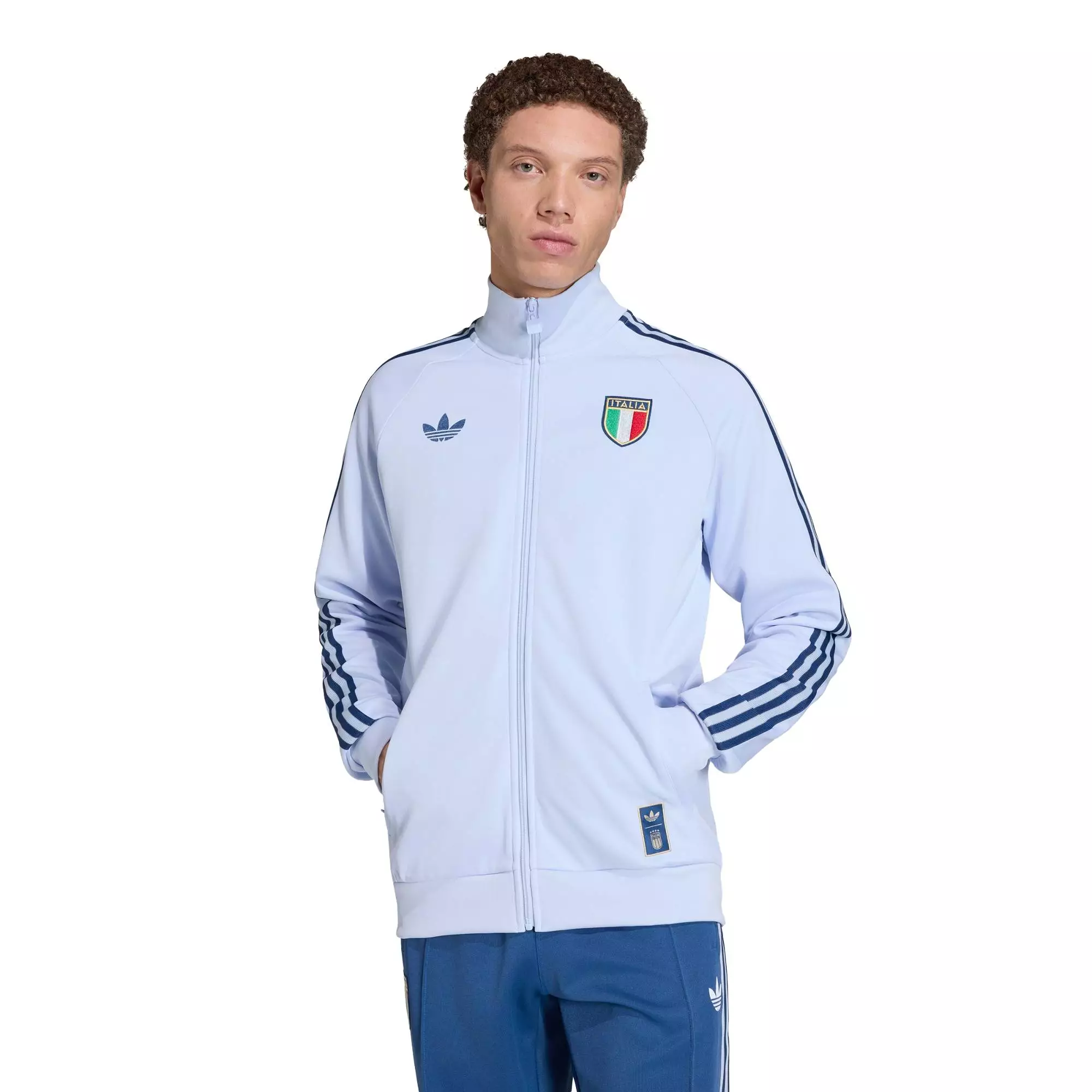 Football Italy Originals Track Top Men Blue JY9630