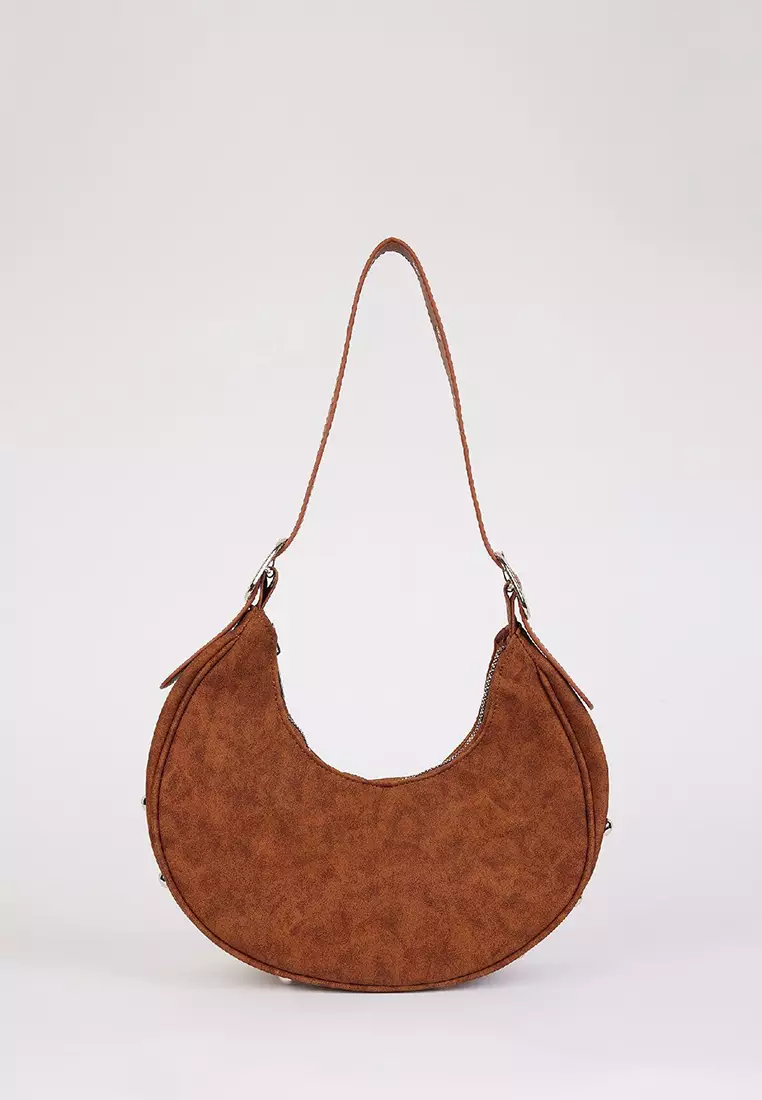 Eyelet Strap Shoulder Bag