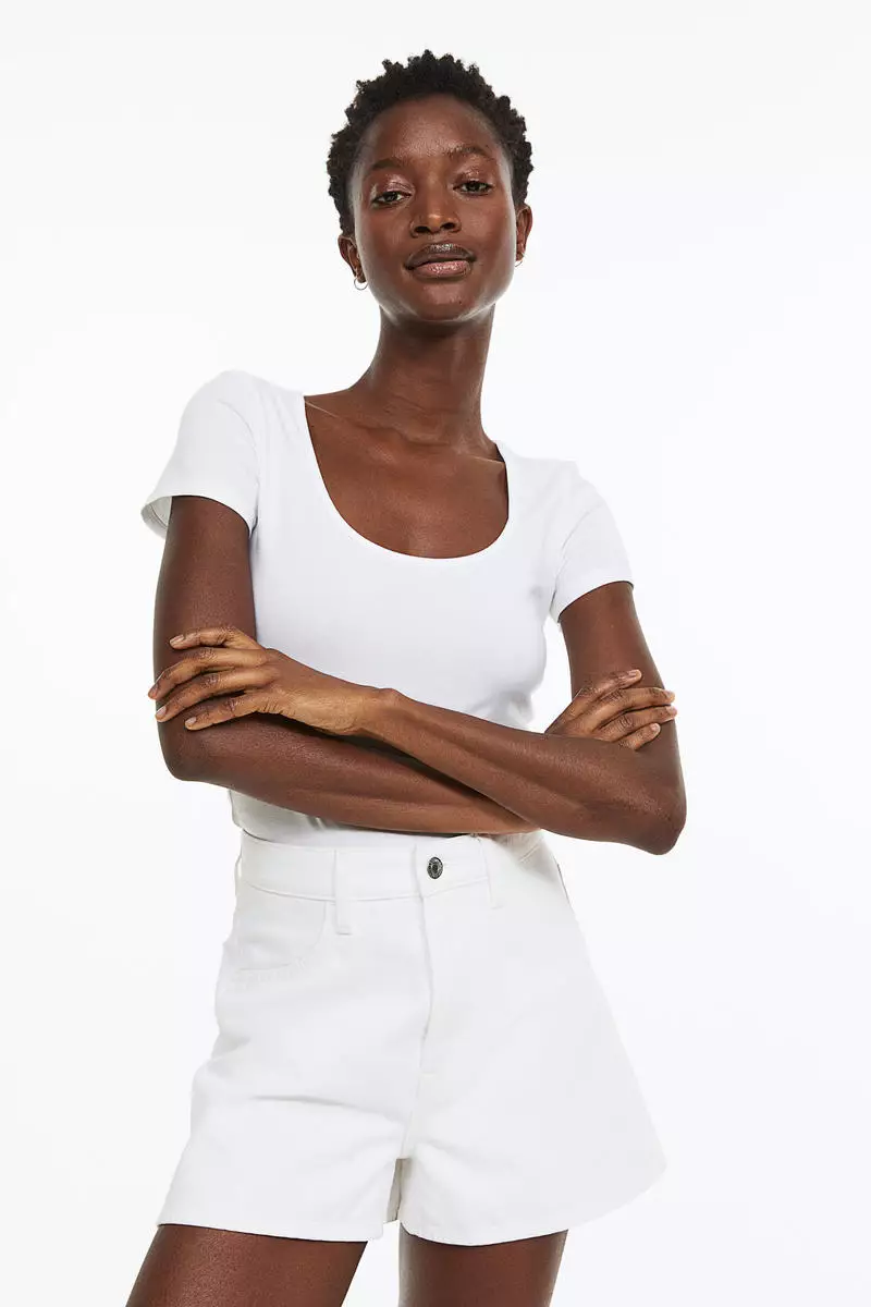 Curvy bermuda top shorts