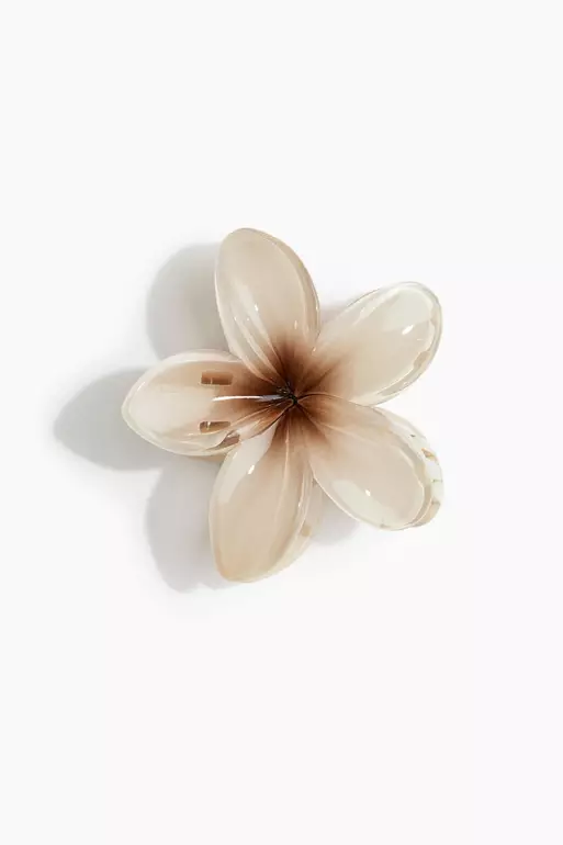 Flower-shaped hair claw