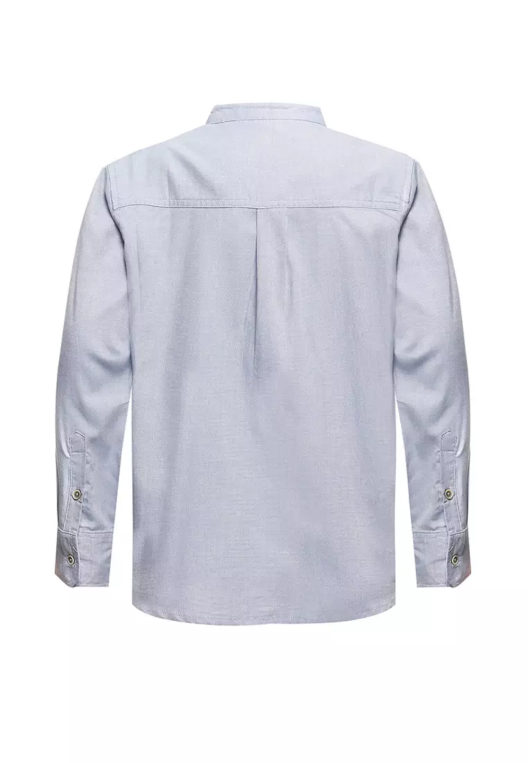 Pito Dito Boy Hajrovic Kemeja Panjang Ciang-i Anak Biru - Size 4