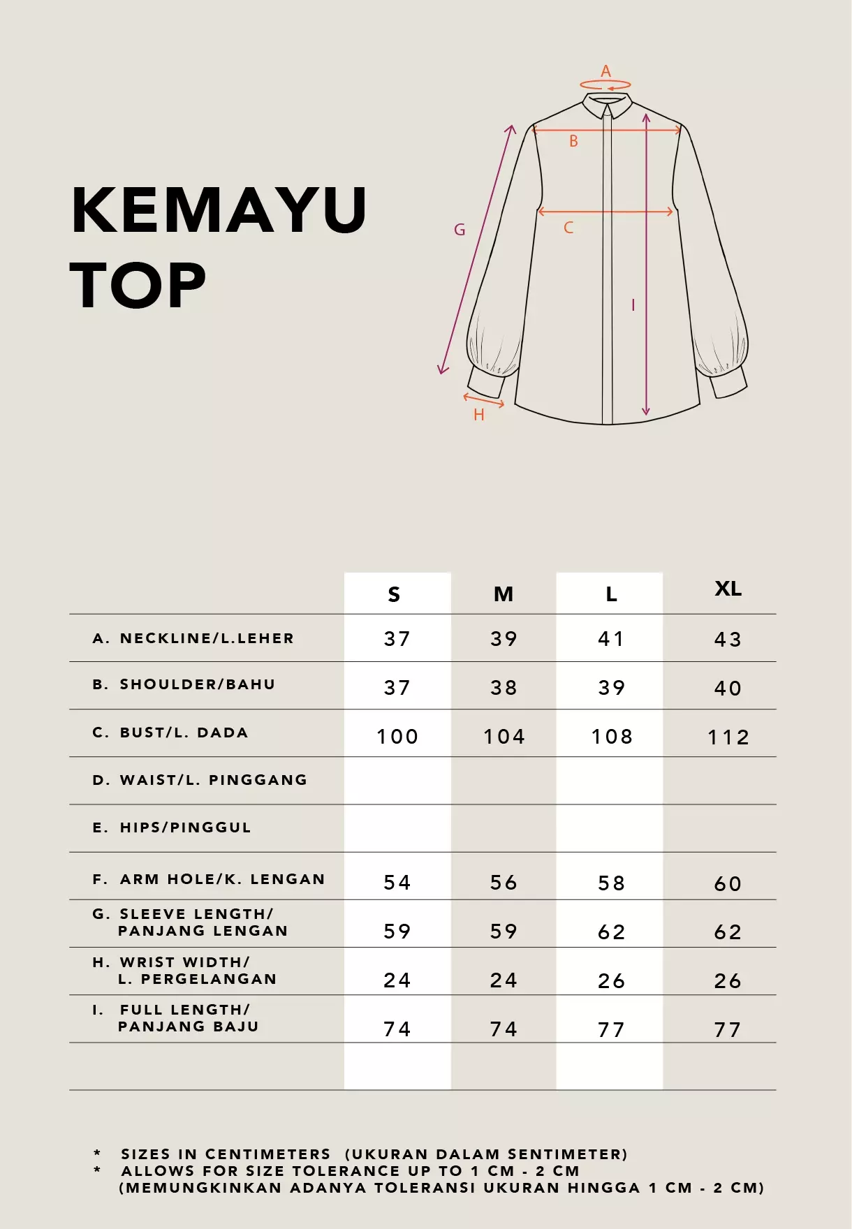Kami Kemayu Bishop Sleeve Top Ash Blue