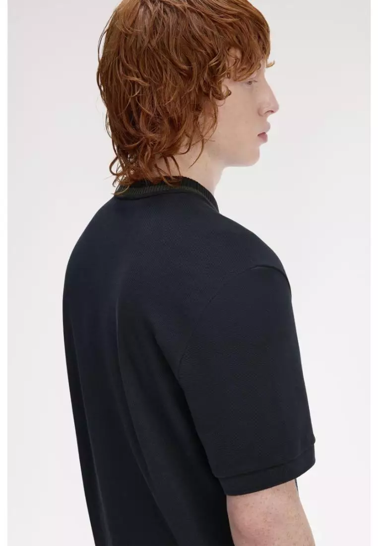 Fred Perry M7 Crew Neck Pique T-Shirt (Navy)