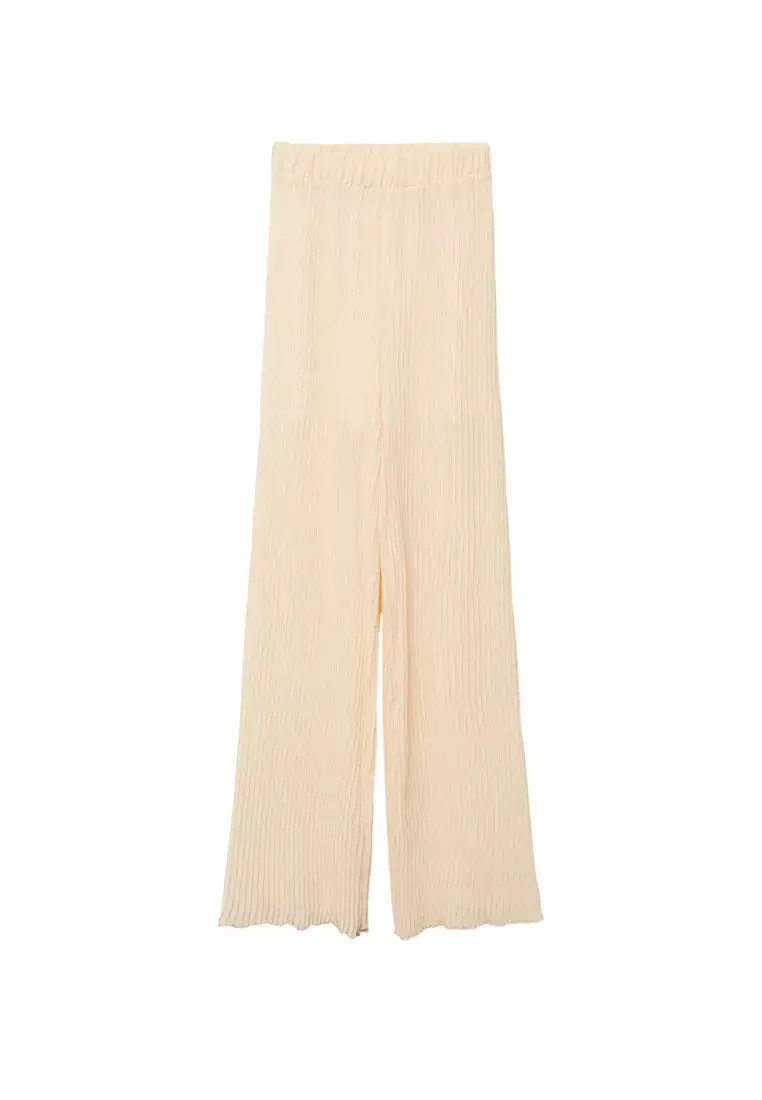 Pleated Palazzo Pants