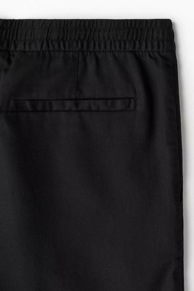 Relaxed Fit Linen-blend shorts