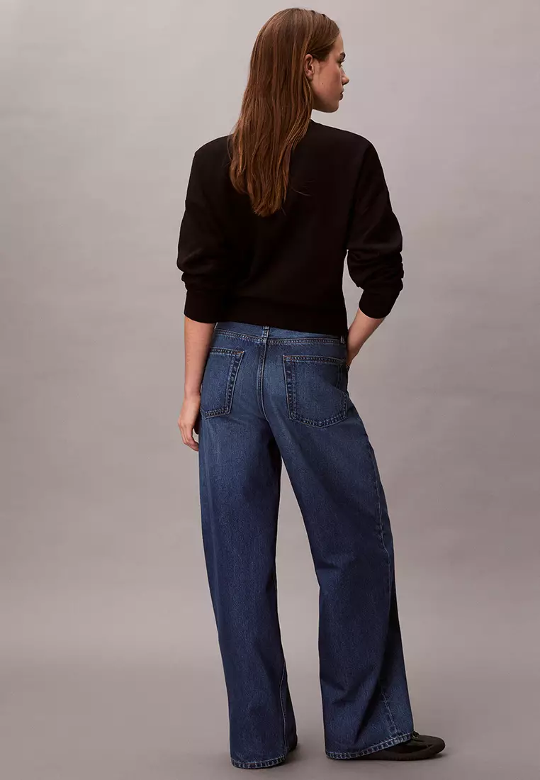 低腰闊腳牛仔褲 - Calvin Klein Jeans