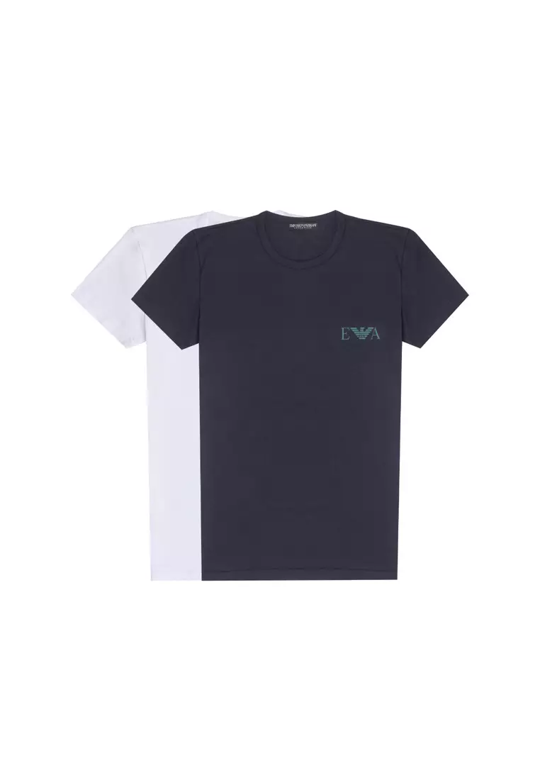 White armani clearance t shirt mens
