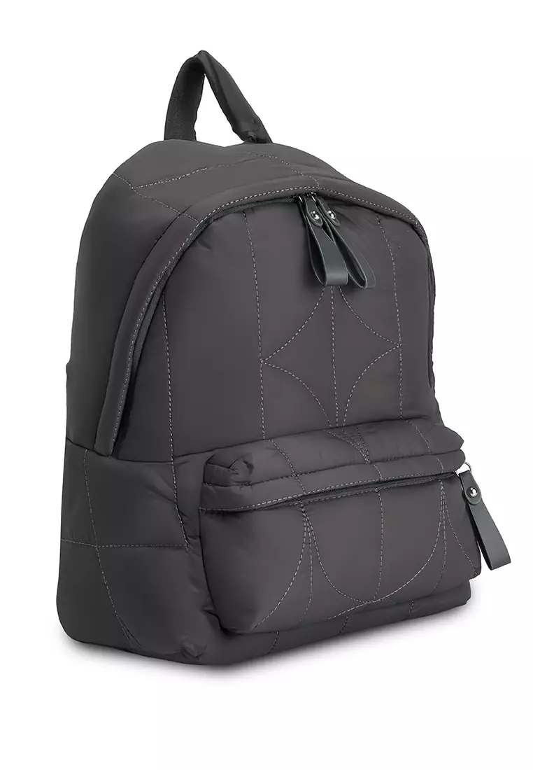 Quilted Nylon Backpack