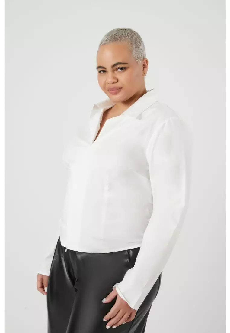 Dressy white blouses forever hotsell 21