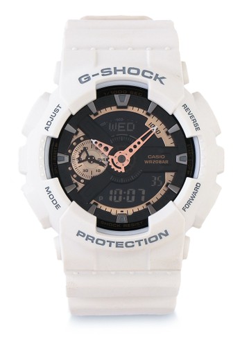 Jual G Shock Casio G Shock Jam Tangan Pria White Black Resin Ga 110rg 7adr Original Zalora Indonesia