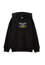 Licensed Nickelodeon Black/TMNT Pizza Is Life