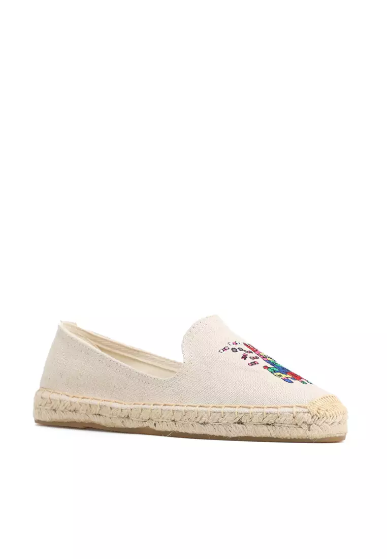 Embroidered Canvas Espadrilles HB45433