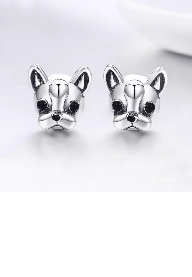 French bulldog stud new arrivals earrings