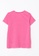 LC WAIKIKI pink V Neck Striped T-Shirt 80EABAA6044ECDGS_6
