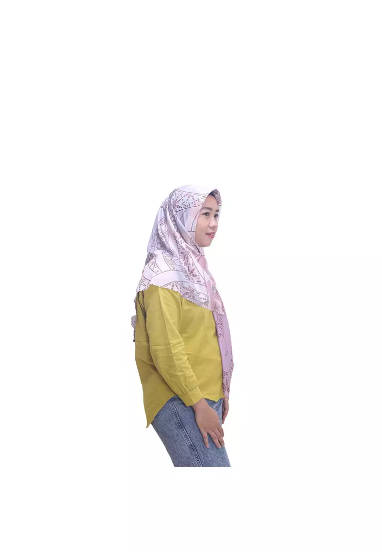 Hijab Scarf Batik Semar Mego Kumala 115x115 cm