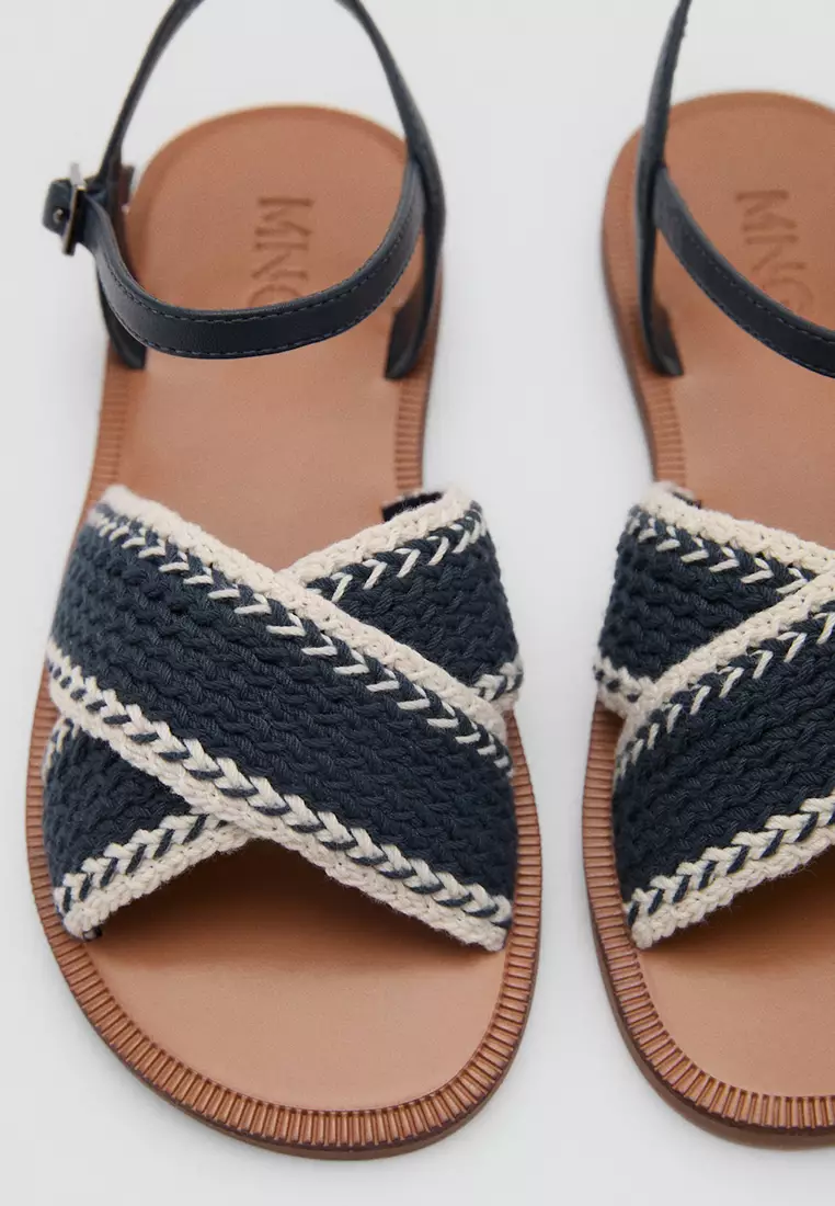 Criss-Cross Straps Sandals