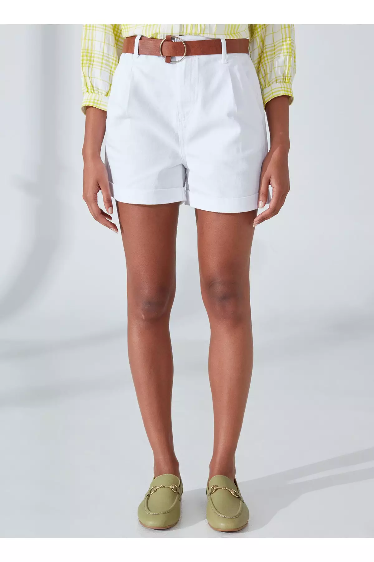White Shorts