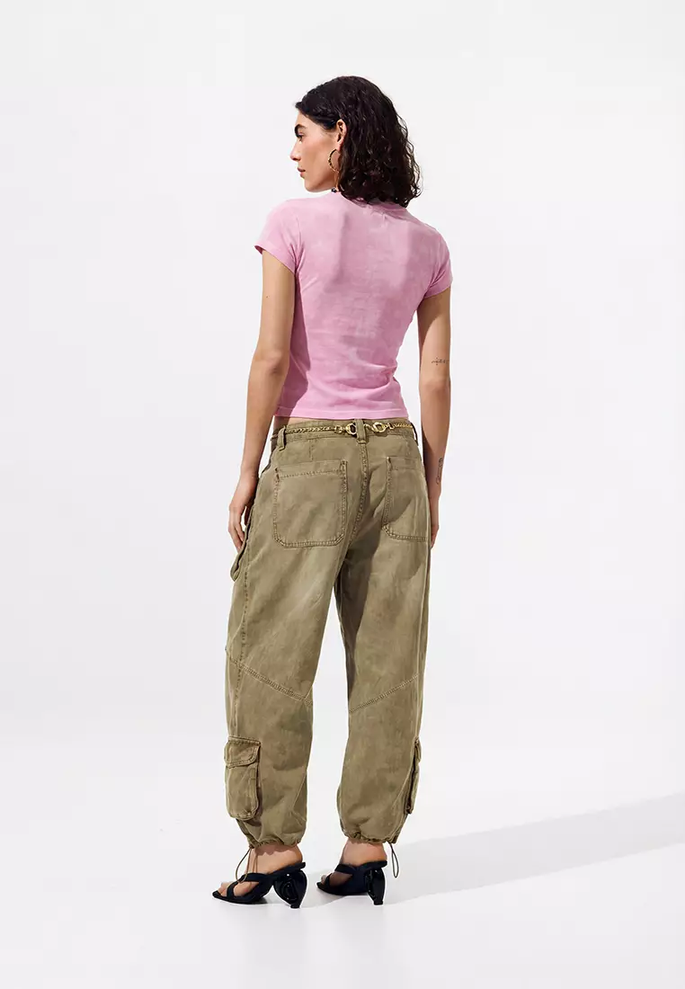 GRADIENT CAPRI PANTS