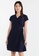 G2000 navy Crepe Wrapped Dress BE384AADC6C00EGS_1