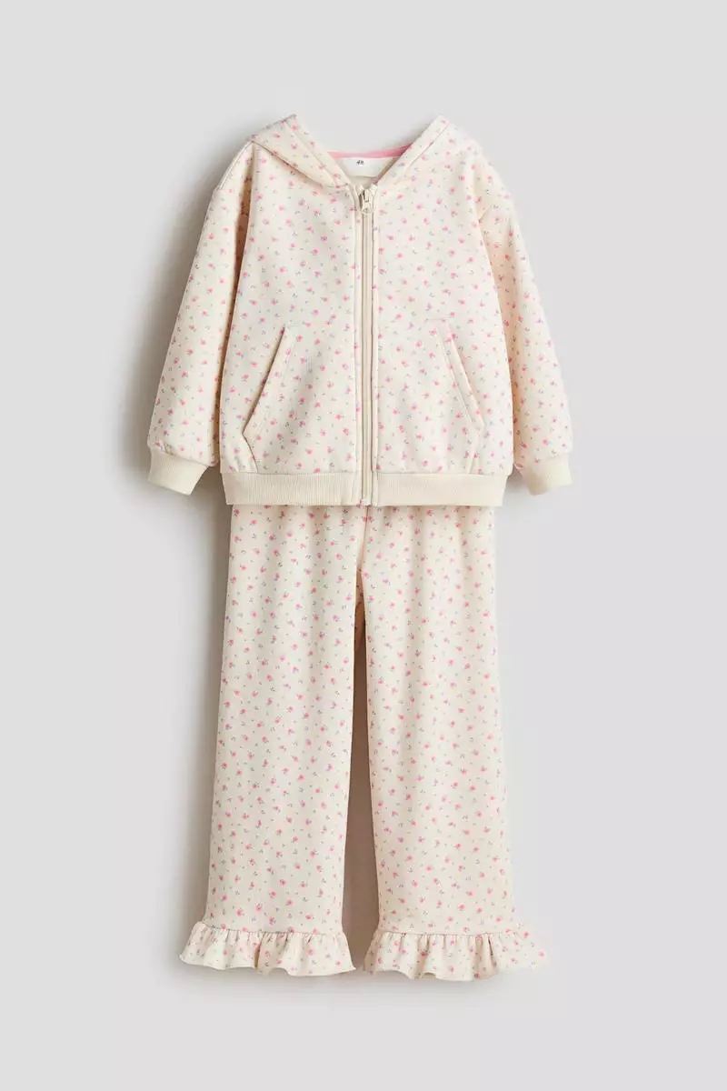 2-piece printed sweatshirt set