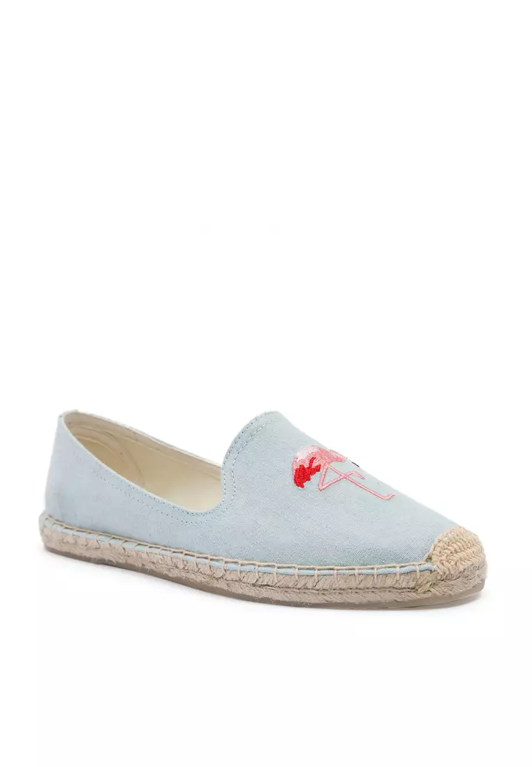 Embroidered Canvas Espadrilles HB45433
