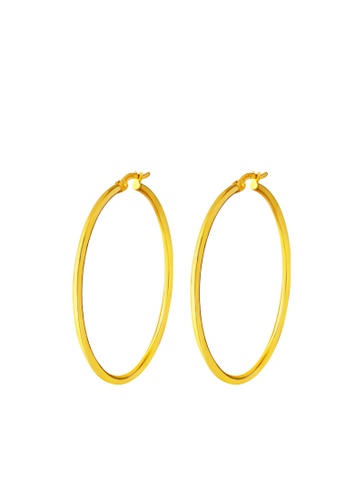 TOMEI TOMEI Immense Hoop Earrings, Yellow Gold 916 2BADCAC593AC0FGS_1