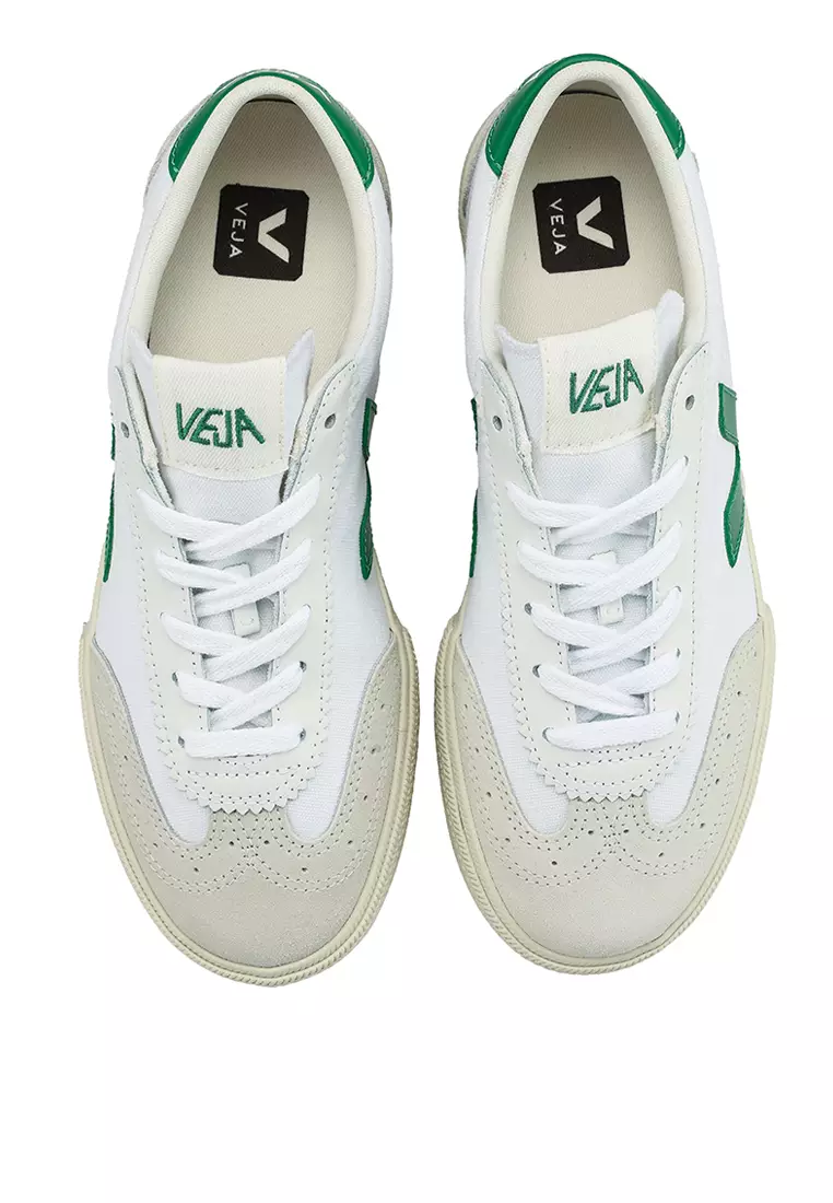 VEJA★VOLLEY★キャンバス★WHITE EMERAUDE★兼用 VOLLEY ELASTIC LACES CANVAS WHITE EMERAUDE | VEJA