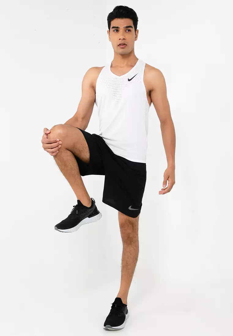 Nike aeroswift singlet on sale white